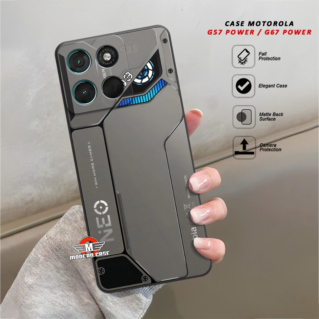 HP Softcase ซิลิโคนสําหรับ Motorola G57 POWER / G67 POWER ปลอกใหม่ 2026 - เคสโทรศัพท์คลุมทั้งหมด - ป