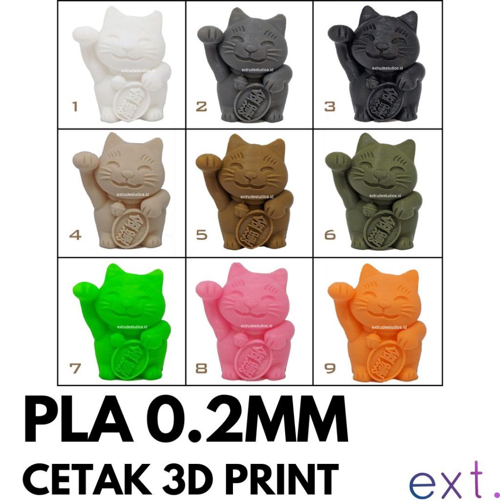 พิมพ์พิมพ์ 3D / พิมพ์ PLA 0.2mm (Own Foundation) ทักแชทก่อน