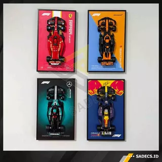 Lego Canvas Frame Poster ขนาด 15x25 Cm (ไม่รวมรถ) Lego Bricks Technic | ตะขอเฟรมและผนัง