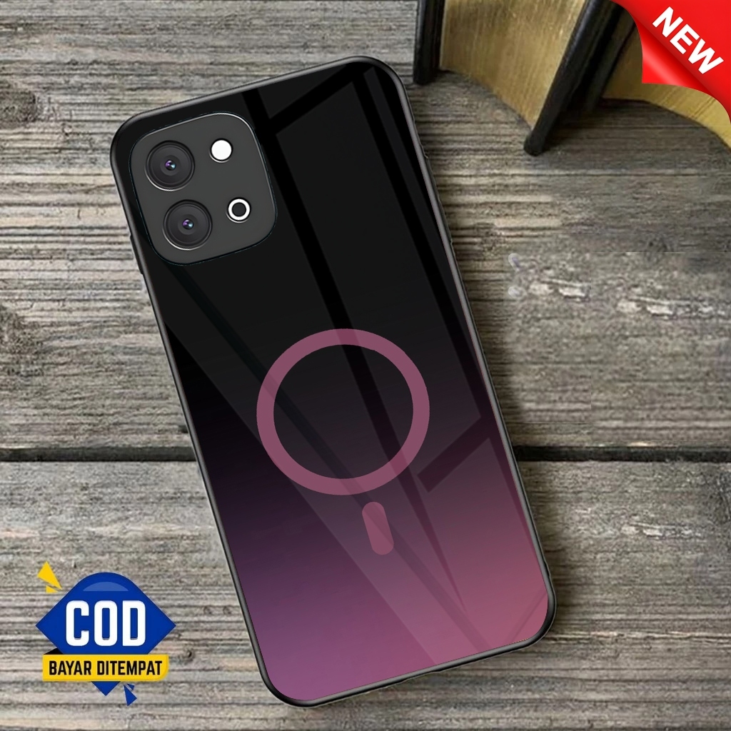 (KF-210) Softcase Glass Kaca สําหรับ VIVO Y28 Y18 Y03 Y03T Y17S Y16 Y19 Y27 4G Y27 5G Y36 4G Y36 5G 