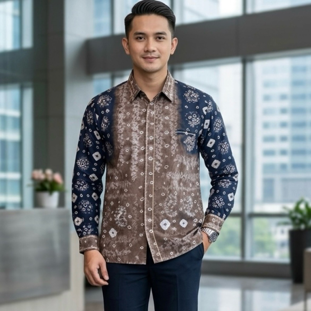 KEMIJA PREMIUM EMBROIDERED GAMBO NATURAL DYE JUMPUTIAN SHIRT