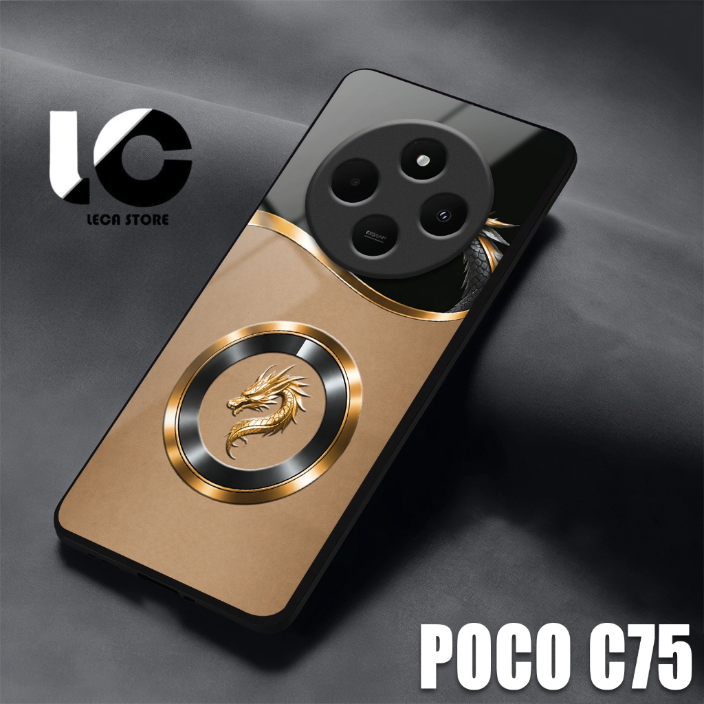 Softcase Hp POCO C75 Casing Glossy POCO C75 Case Glossy Cessing Hp Protector Hp Accessories