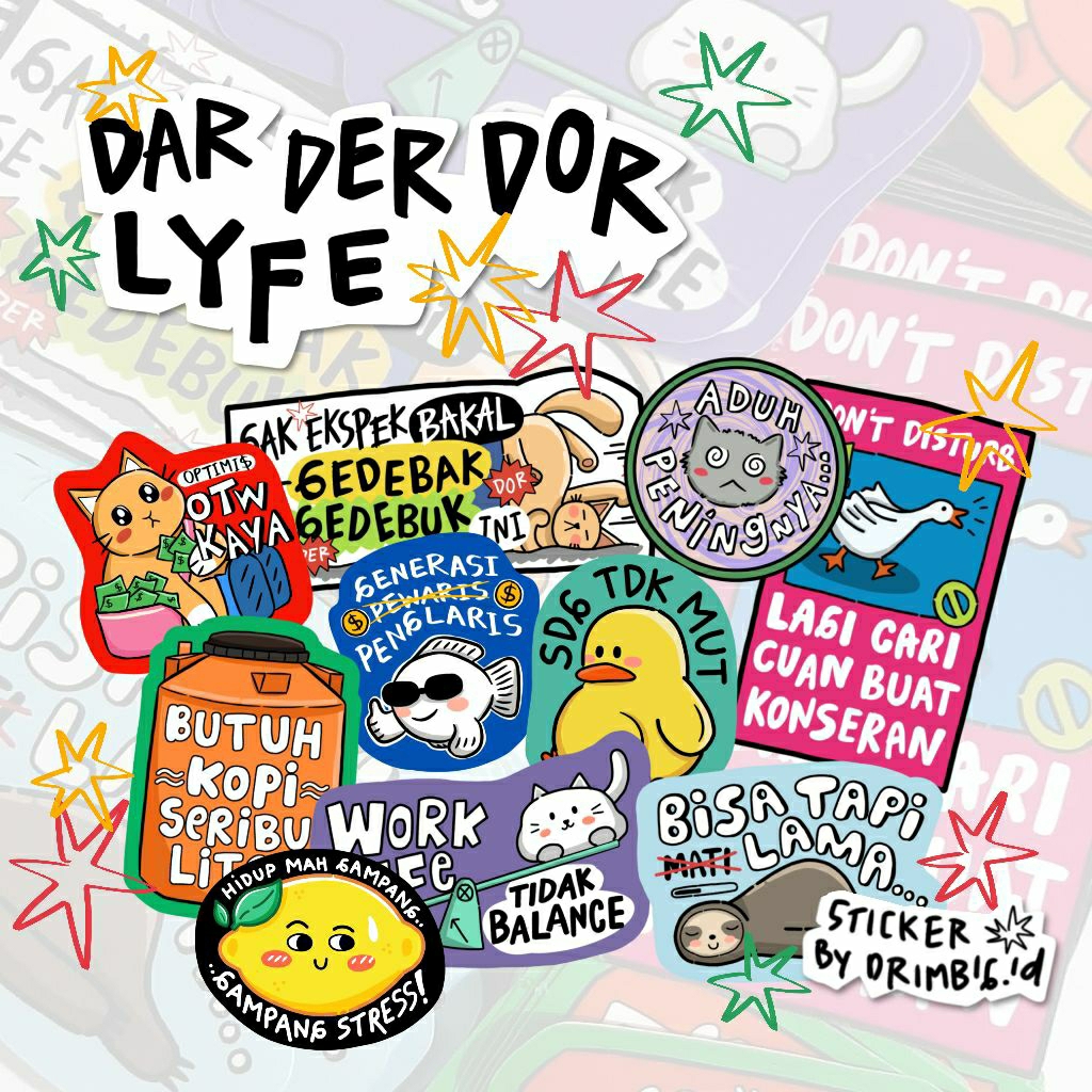 [MINIMAL CO 10K] สติ๊กเกอร์ DECO DAREDOR LYFE |