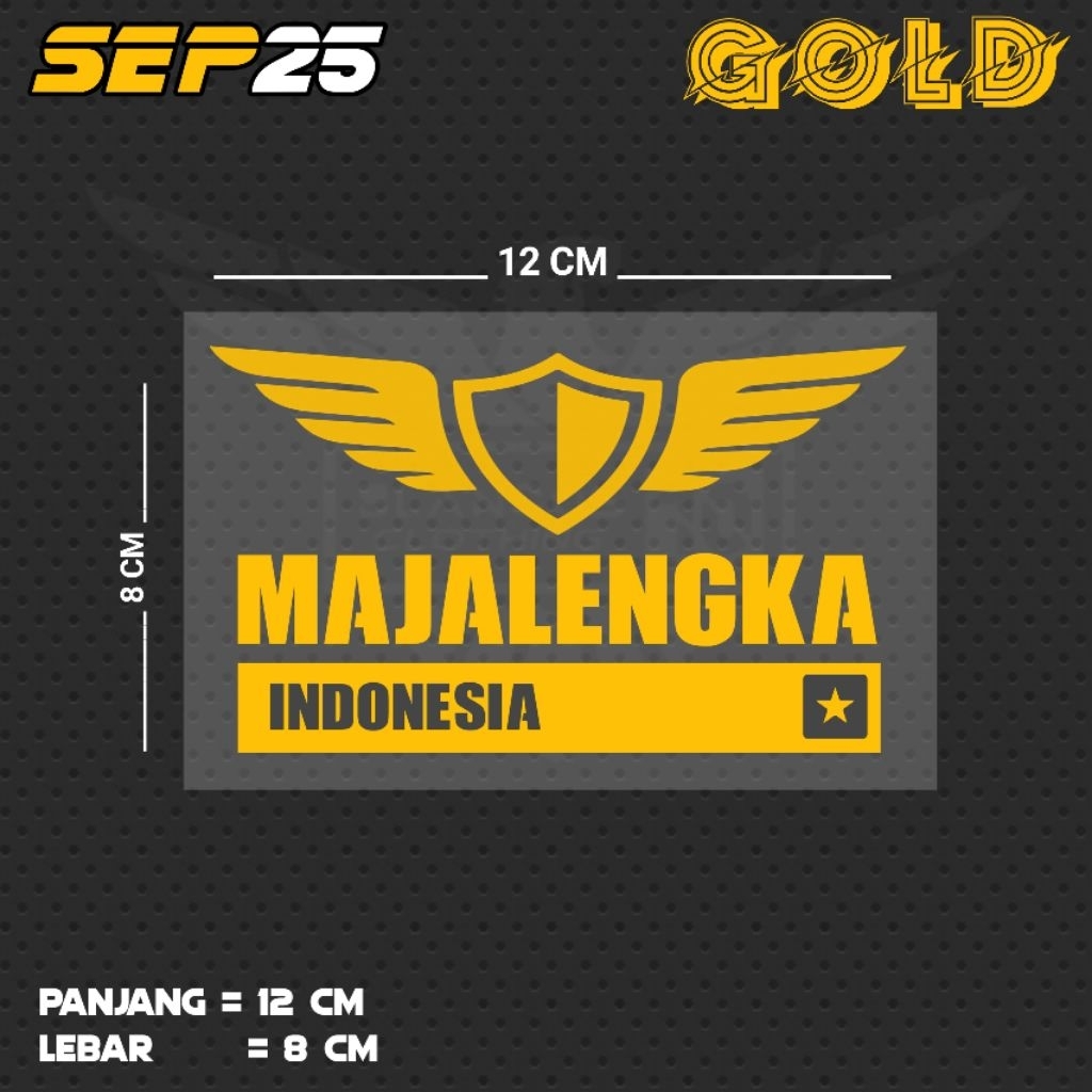 สติ๊กเกอร์ตัดด้วย INDONESIAN MAJALENGKA WRITING | SEP25 JBT
