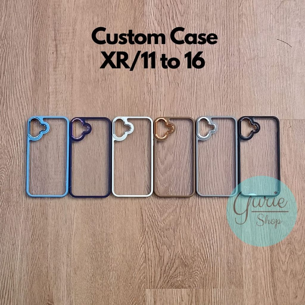 เคสนิ่มแบบกําหนดเอง Silicone CLEAR POP XR/11 to Series 16 (2 กล้อง)