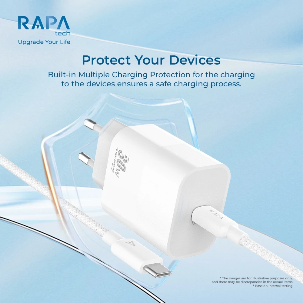HP RAPAtech CH1083 30W Type-C to Type-C Cable Set สำหรับ iPhone 15/16/17 thumbnail 5