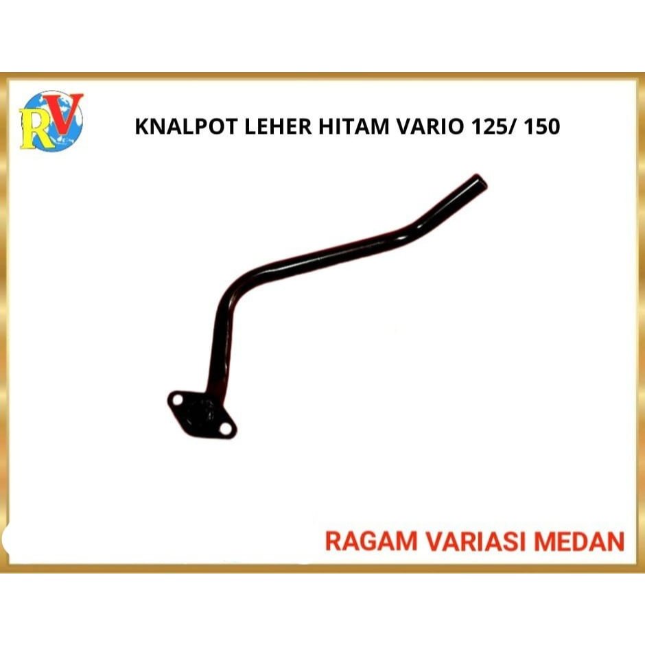 คอท่อไอเสียสีดํามาตรฐาน Vario 125 150 Bmc