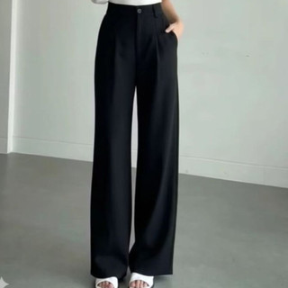 VIONA PANTS - Celana Loose Pants Trouser Wanita - Celana - Anti Kusut