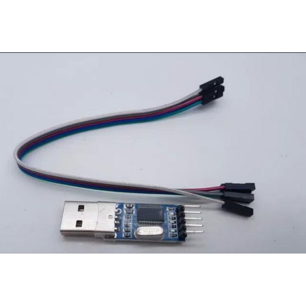 PL2303 ตัวแปลง USB เป็น TTL / PL2303HX + จัมเปอร์หญิงถึงหญิง 4 ตัว