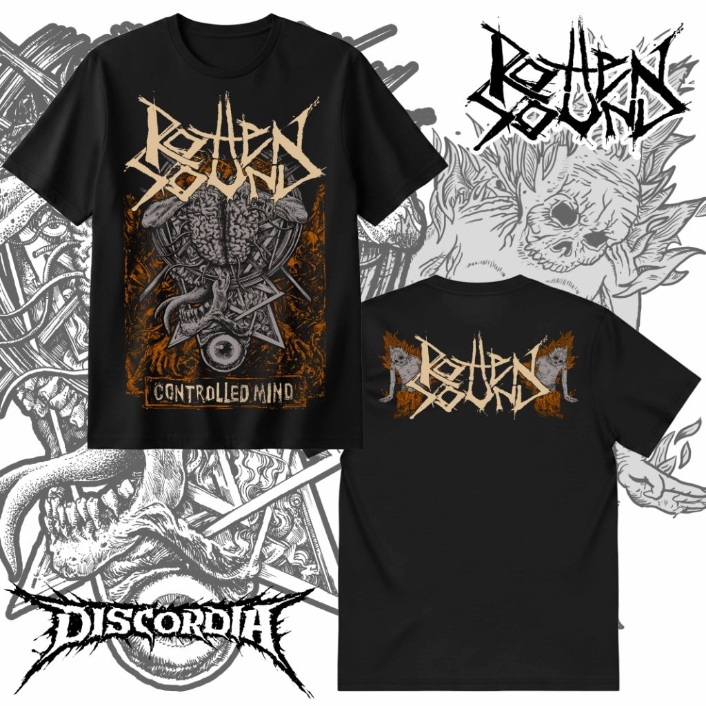 ROTTEN SOUND - CONTROLLED MIND [เสื้อยืด]