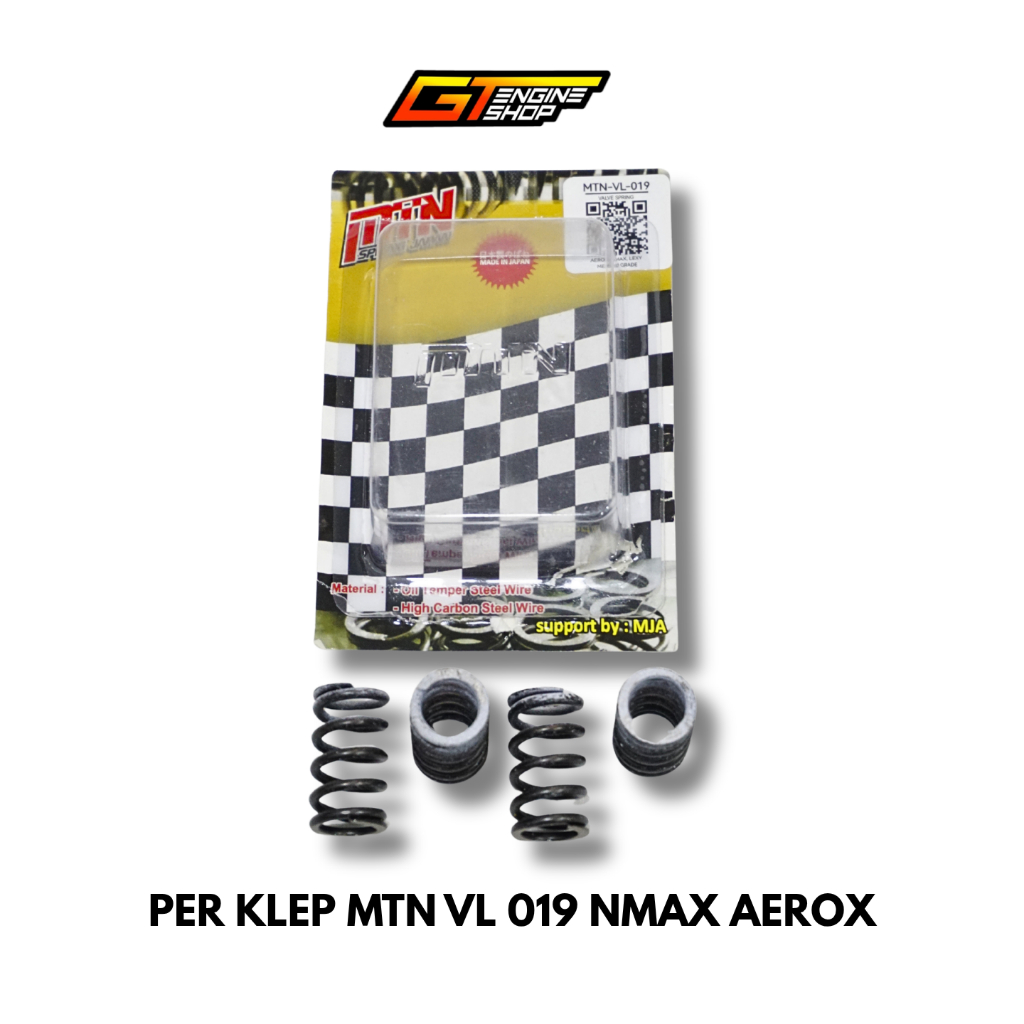 MTN VL019 AEROX NMAX LEXI วาล์วขนาดกลาง SPRING MTN SPRING JAPAN VL 019