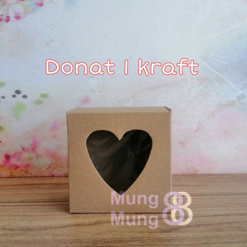 กล่องโดนัท KRAFT 1 กล่อง/ KRAFT AK Heart Donut