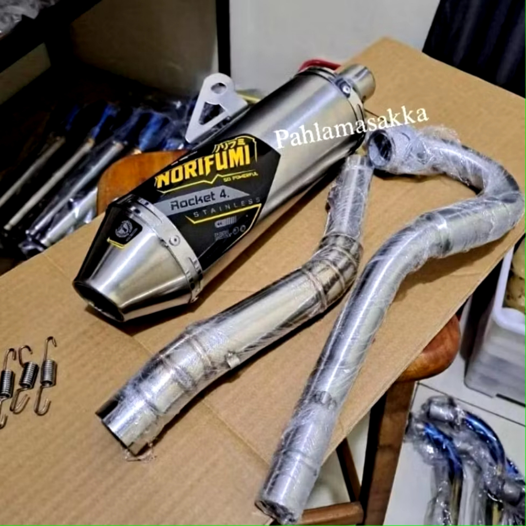 1 ชุดเปิดท่อไอเสีย Rocket 4 ท่อ 38 มม. สําหรับ Ksr110, Ksr110 pro, Msx125, Wr155, kls150, crf150, Dt