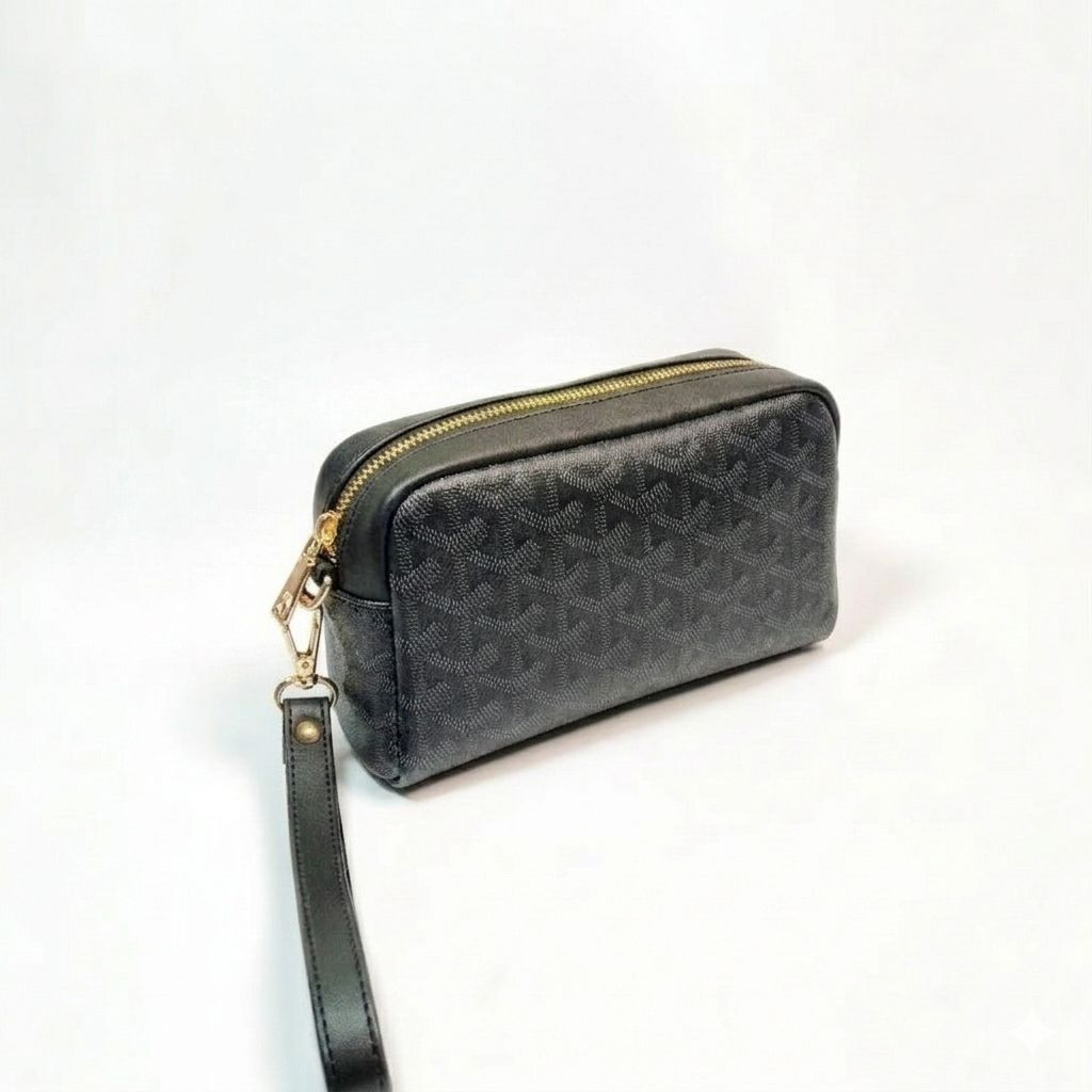 Mizoo Pouch Cosmetic Organizer กระเป๋าสตางค์ผู้หญิงทออเนกประสงค์/สไตล์เกาหลี