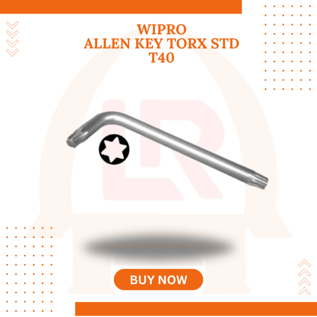 WIPRO ALLEN KEY TORX STD T40 STAR L KEY T40