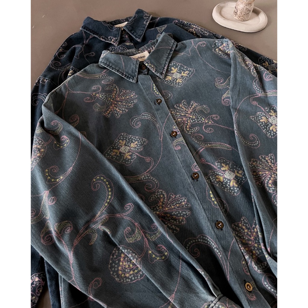 KEMEJA Myrubylicious YVAINE DENIM SHIRT CODE 151L | เสื้อยีนส์ LONG-SLEEVED | เสื้อลําลองผู้หญิง