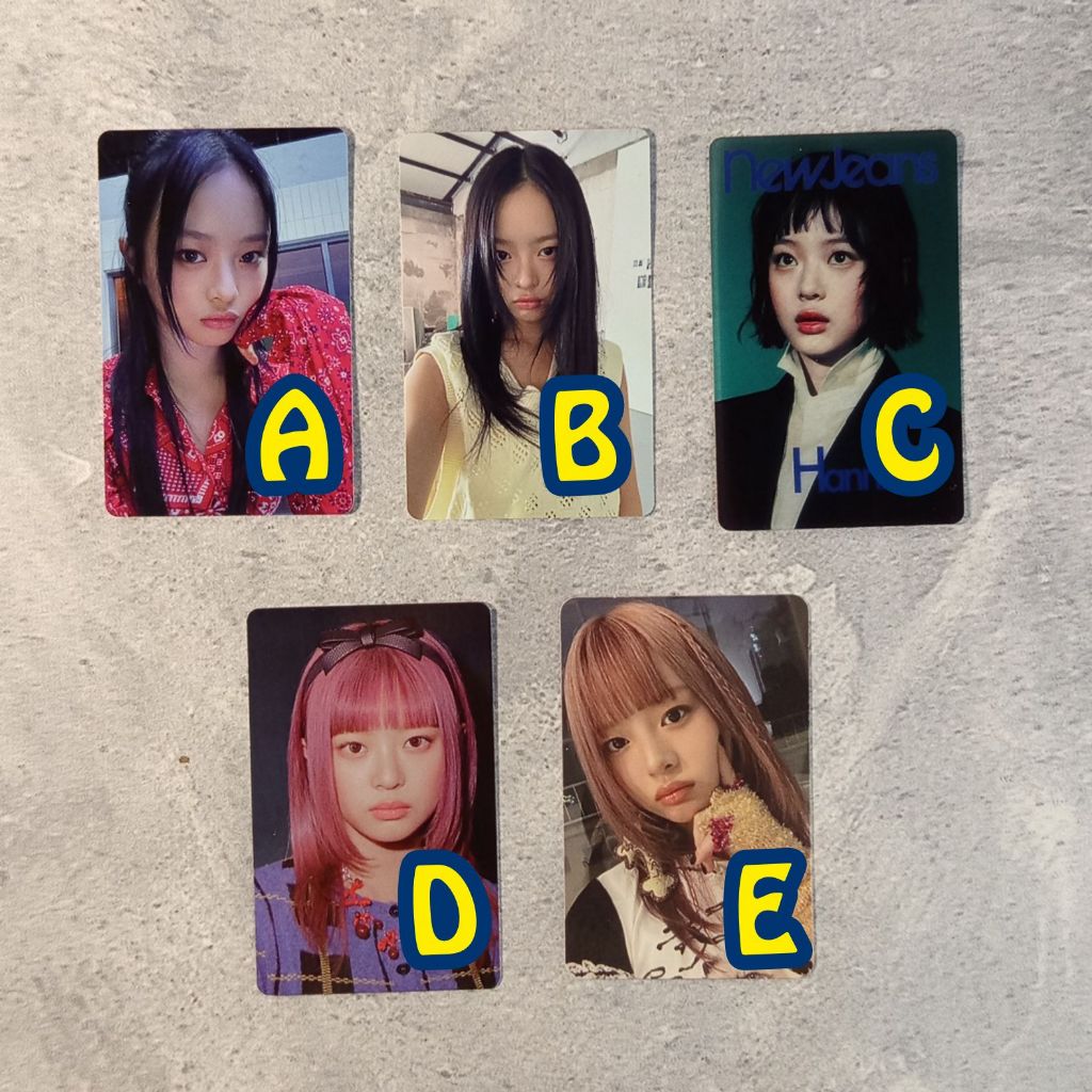 Photocard Official NewJeans, Njz, MHDHH, Supernatural, Hanni, How Sweet, Omg, POB Weverse, Shopee, P