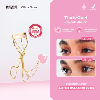 LashBoss itCurl Eyelash Curler/Penjepit Bulu Mata | Alat Make Up | Beauty Tools | Pelentik Bulu Mata