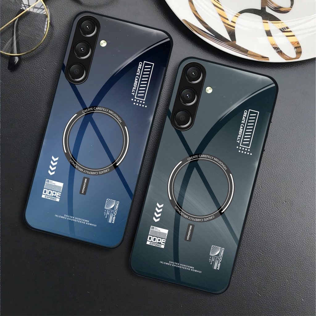 [55] Softcase Glass Samsung A27 - เคส Samsung A27 Glossy - เคสกระจก Samsung A27 - เคส Samsung A27 Gl