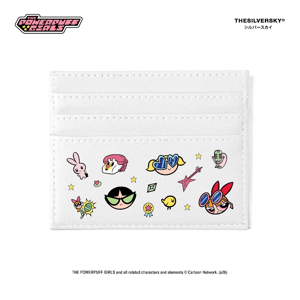 The Powerpuff Girls World Tour Card Holder Classic Pastel | กระเป๋าใส่บัตรผู้หญิงพรีเมี่ยม