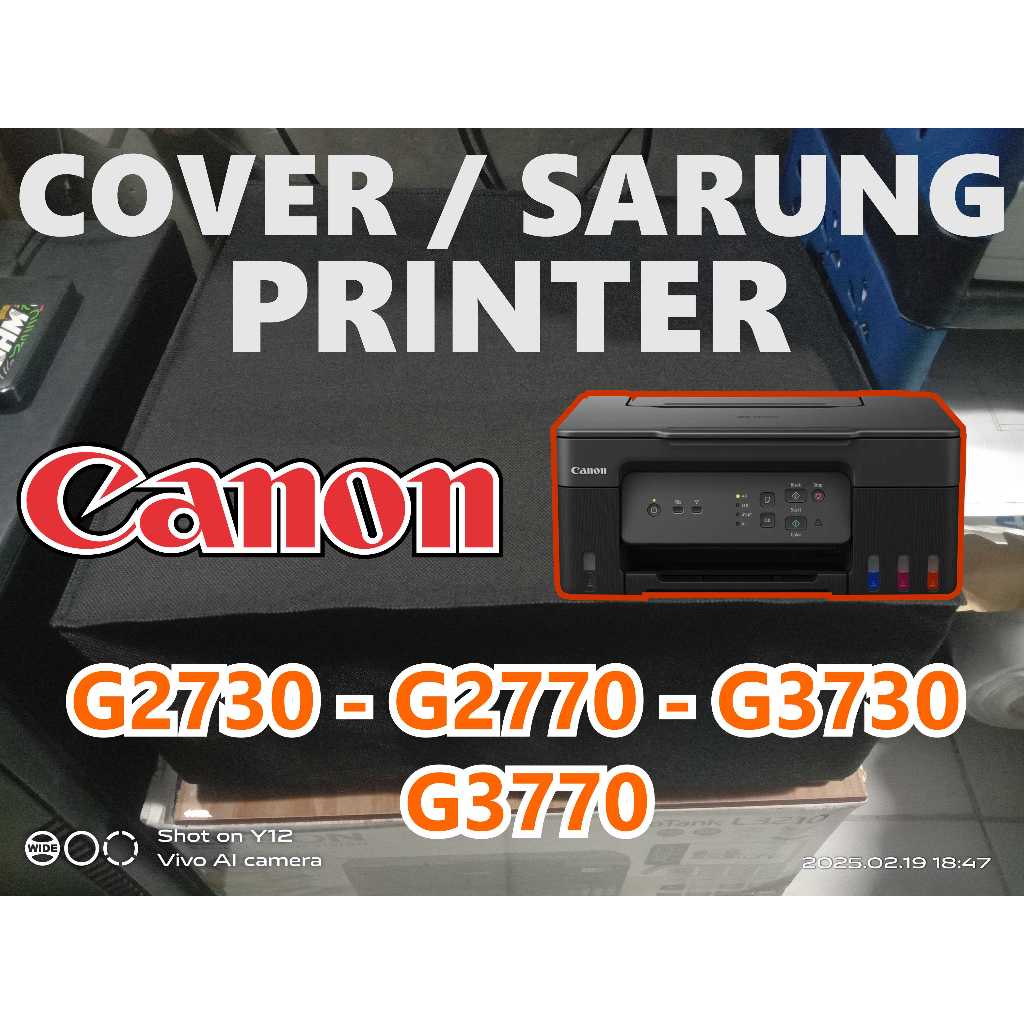 CANON Printer Cover เคสป้องกัน softcase Cover สําหรับเครื่องพิมพ์ CANON G2730 G3730 Sปันบอนด์ป้องกัน