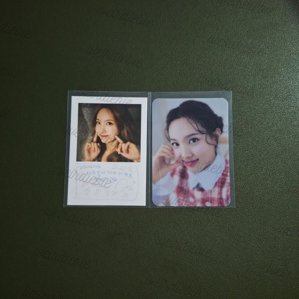 TWICE OFFICIAL PHOTOCARD PC LUCKY CHARM DICON YOU ONCE MAGAZINE SET IM NAYEON