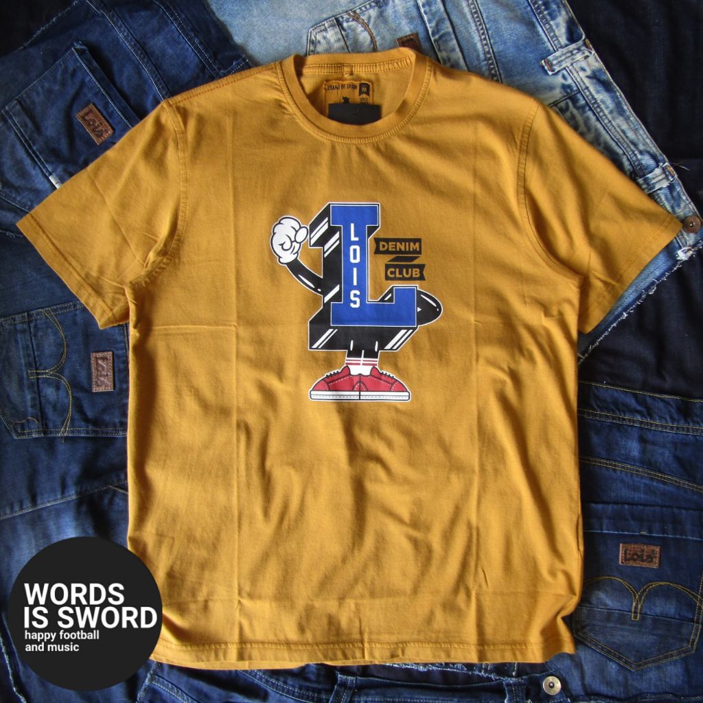 LOIS JEANS เสื้อยืด MUSTARD - KSL2488 -
