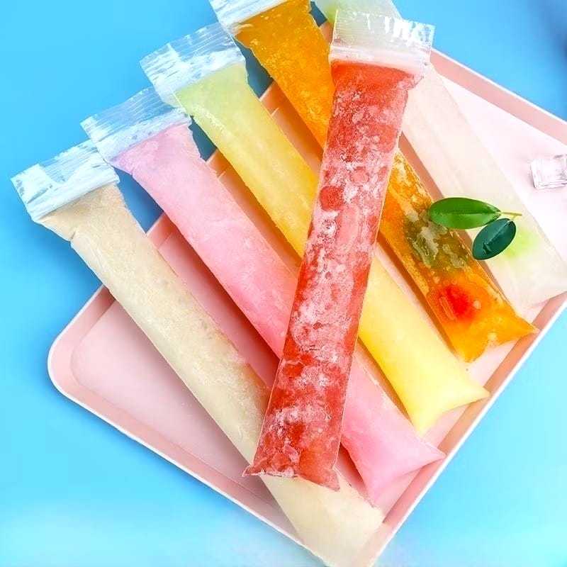 LILIN Ziplock พลาสติกไอศกรีม Ziplock Mambo พลาสติกน้ําแข็ง เนื้อหา 50 ชิ้น
