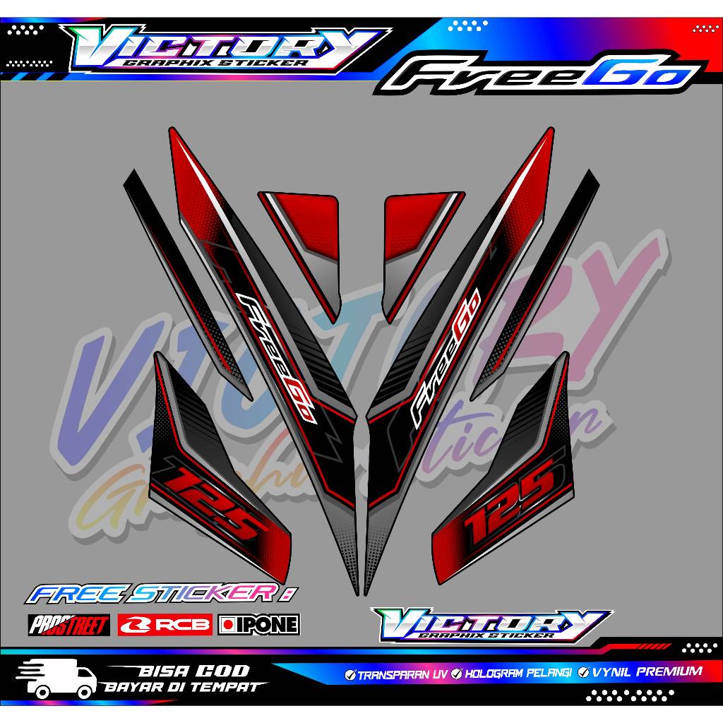 YAMAHA FREEGO 125 VARIATION STRIPING - สไตล์ดั้งเดิม/ YAMAHA FREEGO 125 MOTORCYCLE VARIATION STICKER LIST