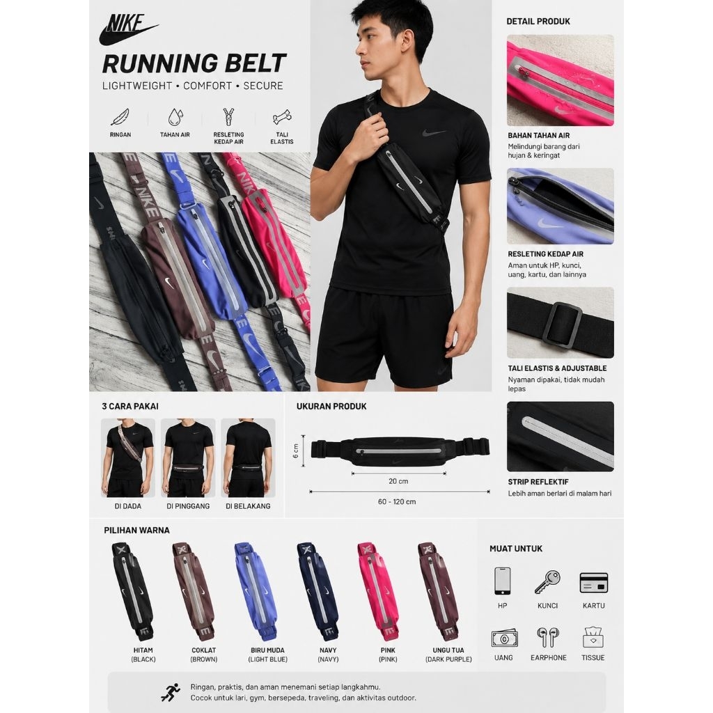 กระเป๋าคาดเอว NIKE pack