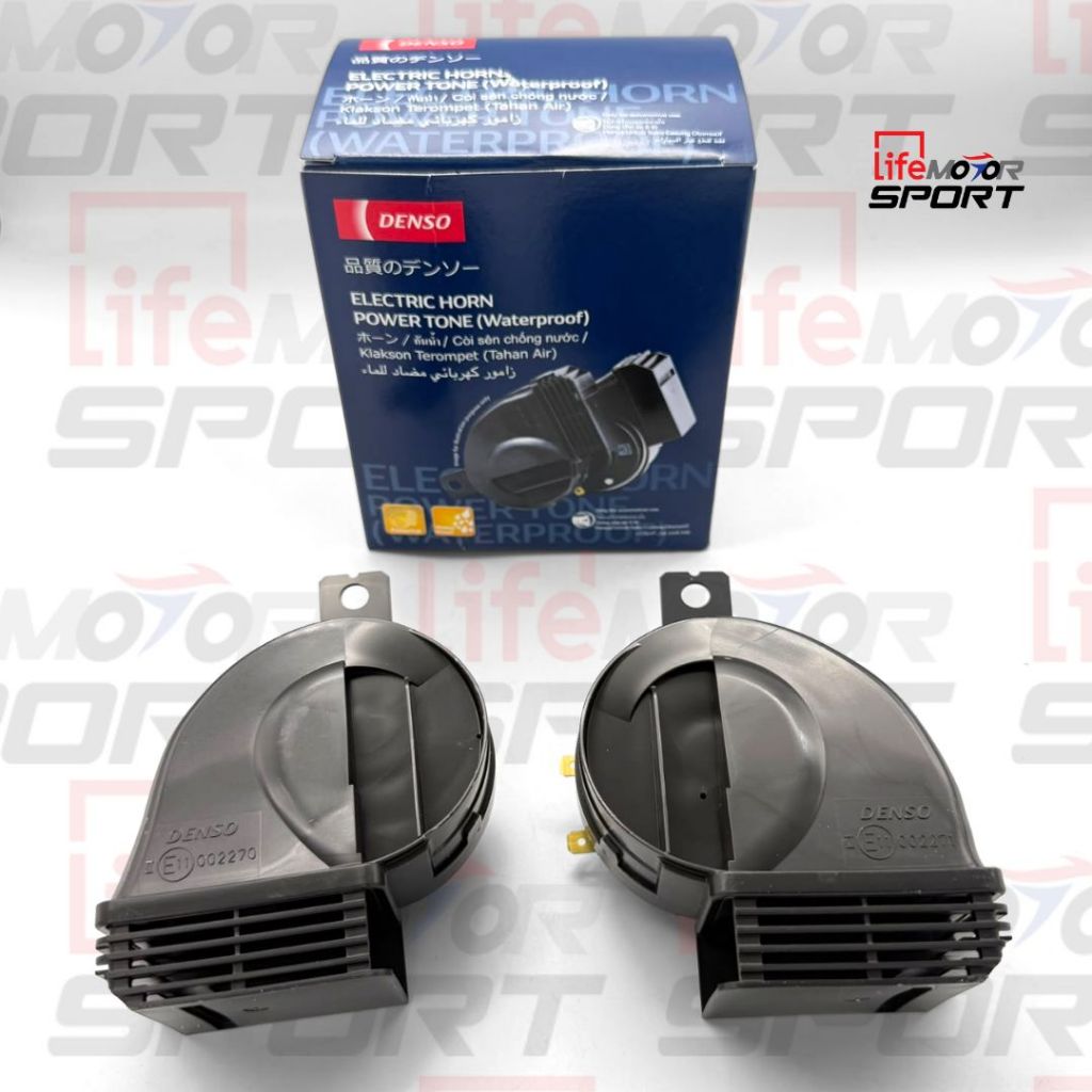 Denso แตรหอยทากกันน้ํา แตรรถยนต์รถจักรยานยนต์สากลดั้งเดิม