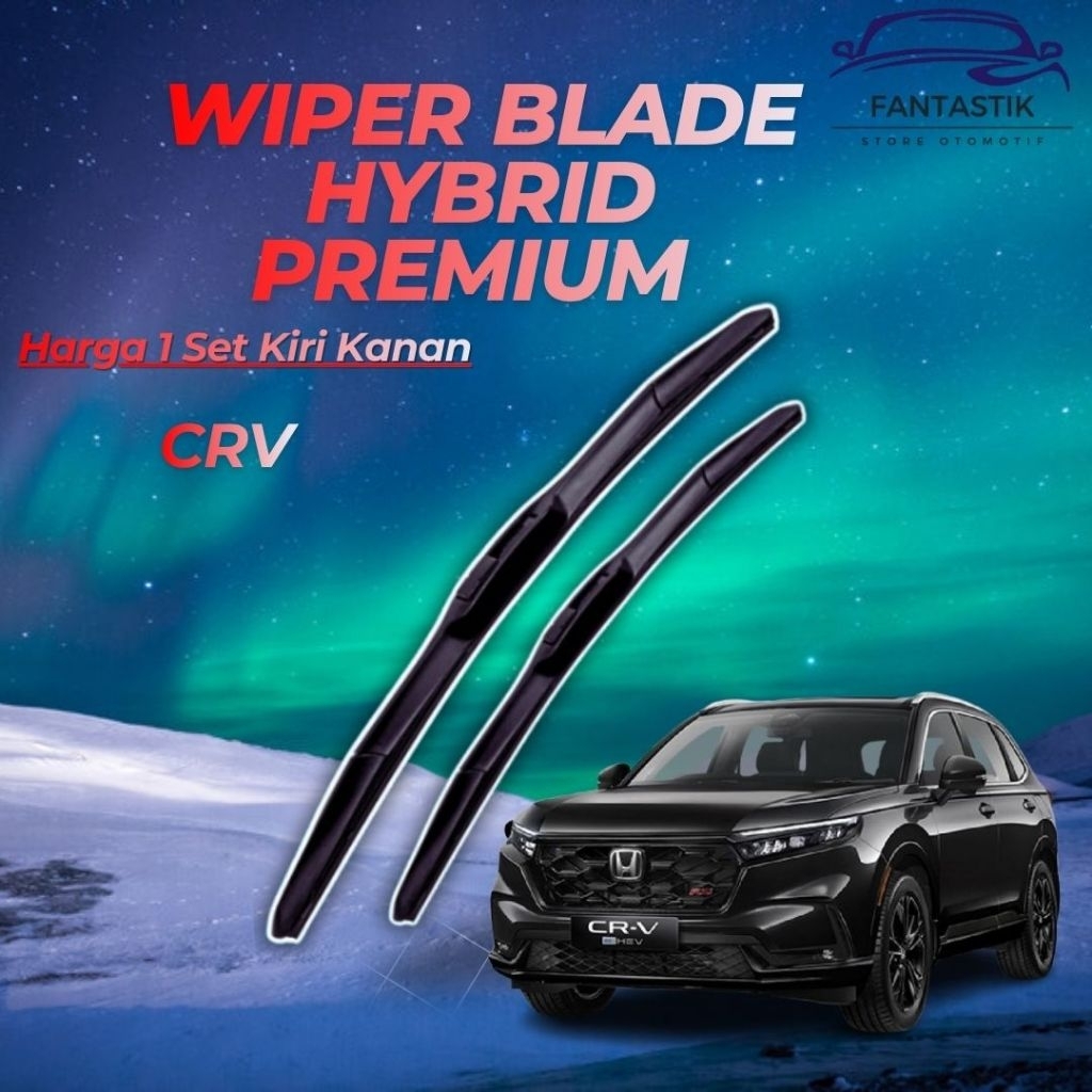 CRV / TURBO RS Hybrid Car Wiper 1 ชุด Anti-Scratch Silent
