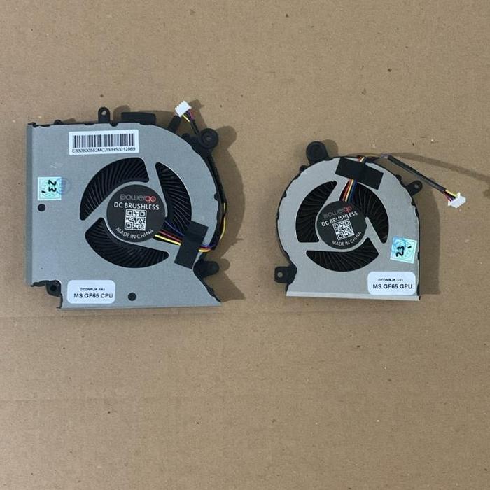 พัดลม MSI GF65 GF63 PAIR MS-16R1 MS-16R2 WF65 MS-16R3 MS-16R5 GF65 Thin 10SD 10SDR 10SE 10SER 9SE 9S