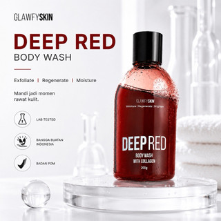 Glawfyskin - Deep Red Bodywash Whitening