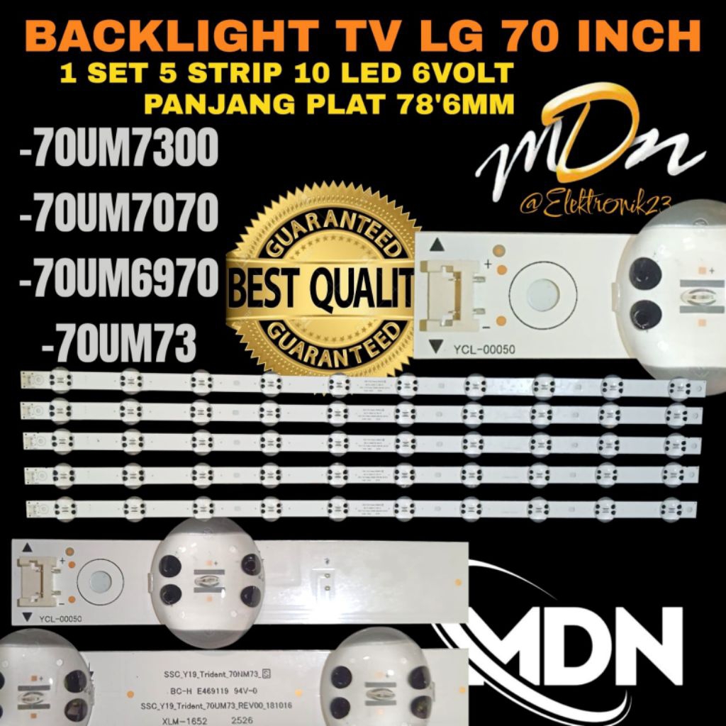 LG 70 INCH LED TV BACKLIGHT 70UM73- 70UM7300- 70UM70- 70UM6970 LG 70 INCH TV BACKLIGHT