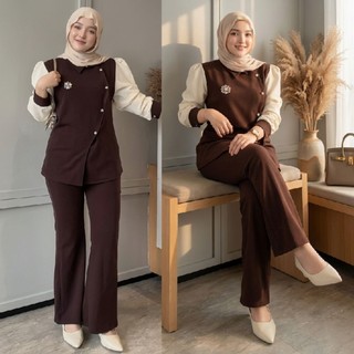 Beautiful - LIONA SETELAN Knit Soft setelan wanita kekinian model terbaru fashion tren 2026
