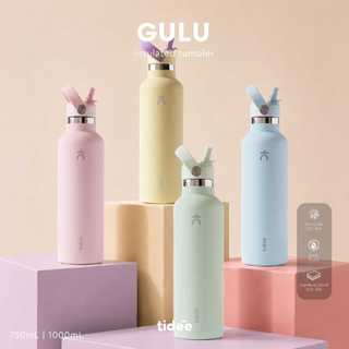Tidee - GULU Tumbler Stainless 1 Liter Tahan Panas Dingin Botol Minum Stainless 750mL 1000mL