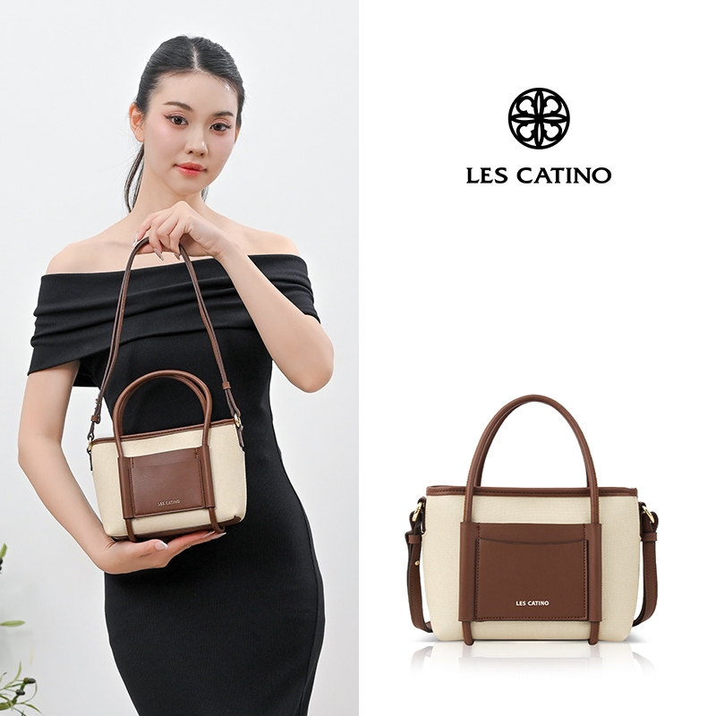 Les Catino Lca-Vie Pique Satchel กระเป๋าผู้หญิง