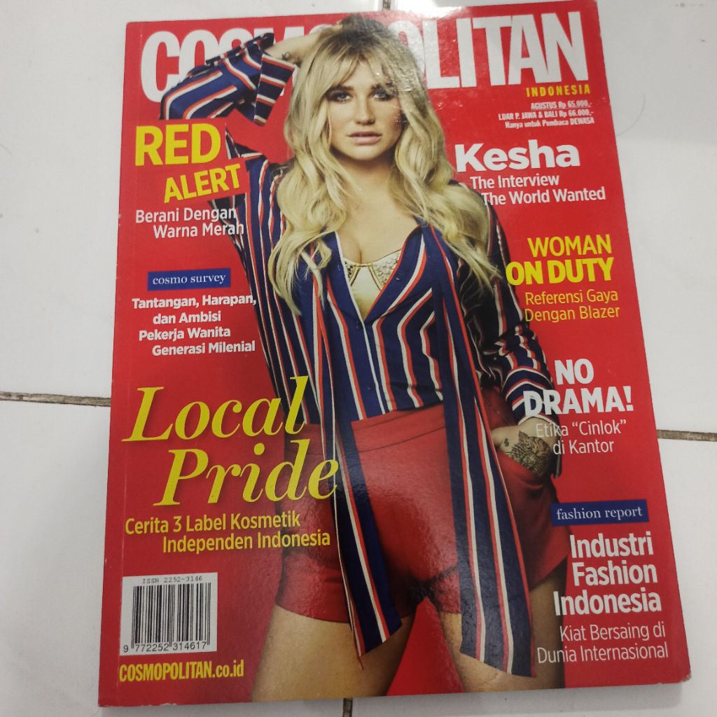 Cosmopolitan Magazine Kesha, Ario Bayu ฯลฯ