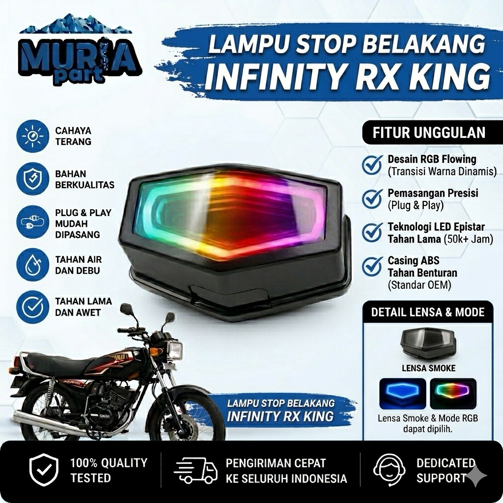 RX KING DAY RGB INFINITY RUNNING STOP LAMP
