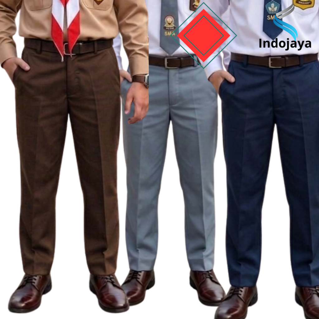 LONG SCHOOL UNIFORM PANTS สําหรับเด็กผู้ชาย, JUNIOR HIGH SCHOOL, HIGH SCHOOL, MA, MTS