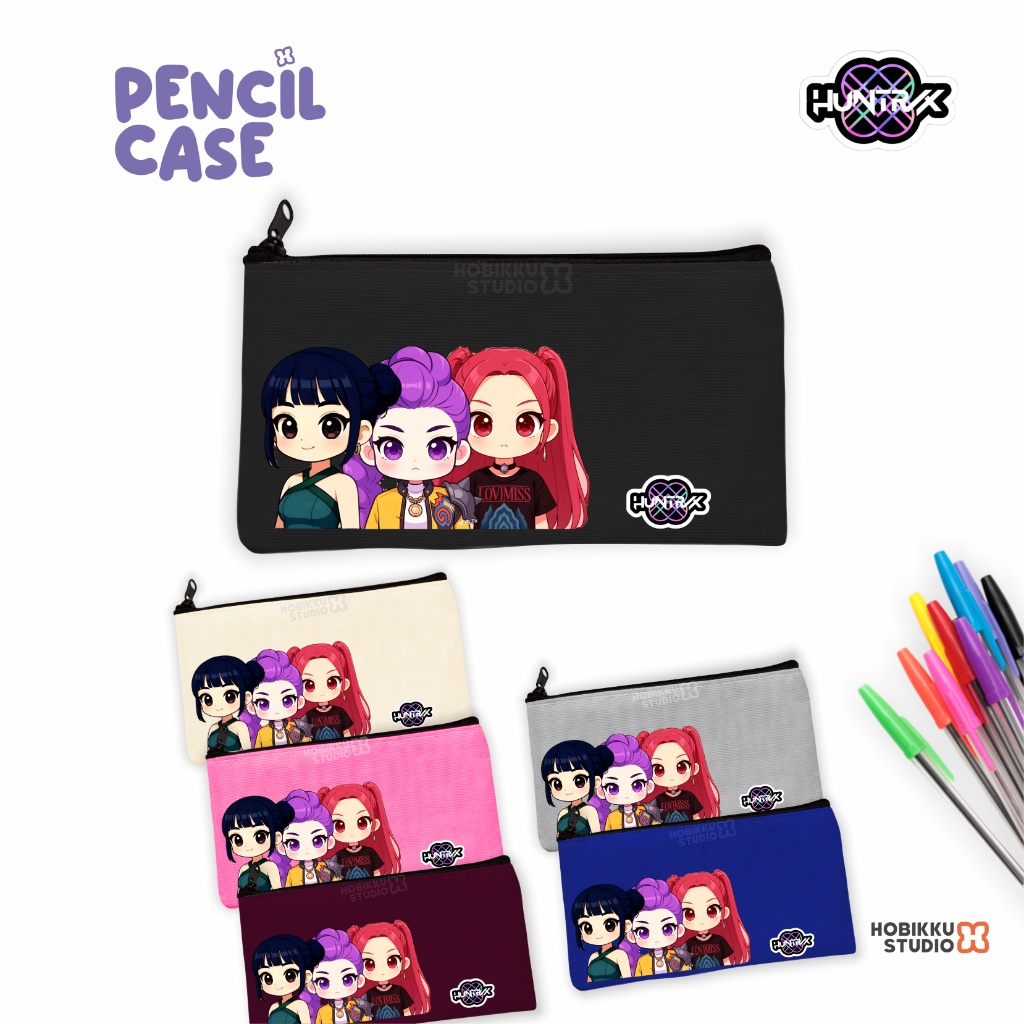 Demon Hunter Pencil Case Hunter X Cosmetic Pouch Wallet Pencil Case School Stationery for Teenage Gi
