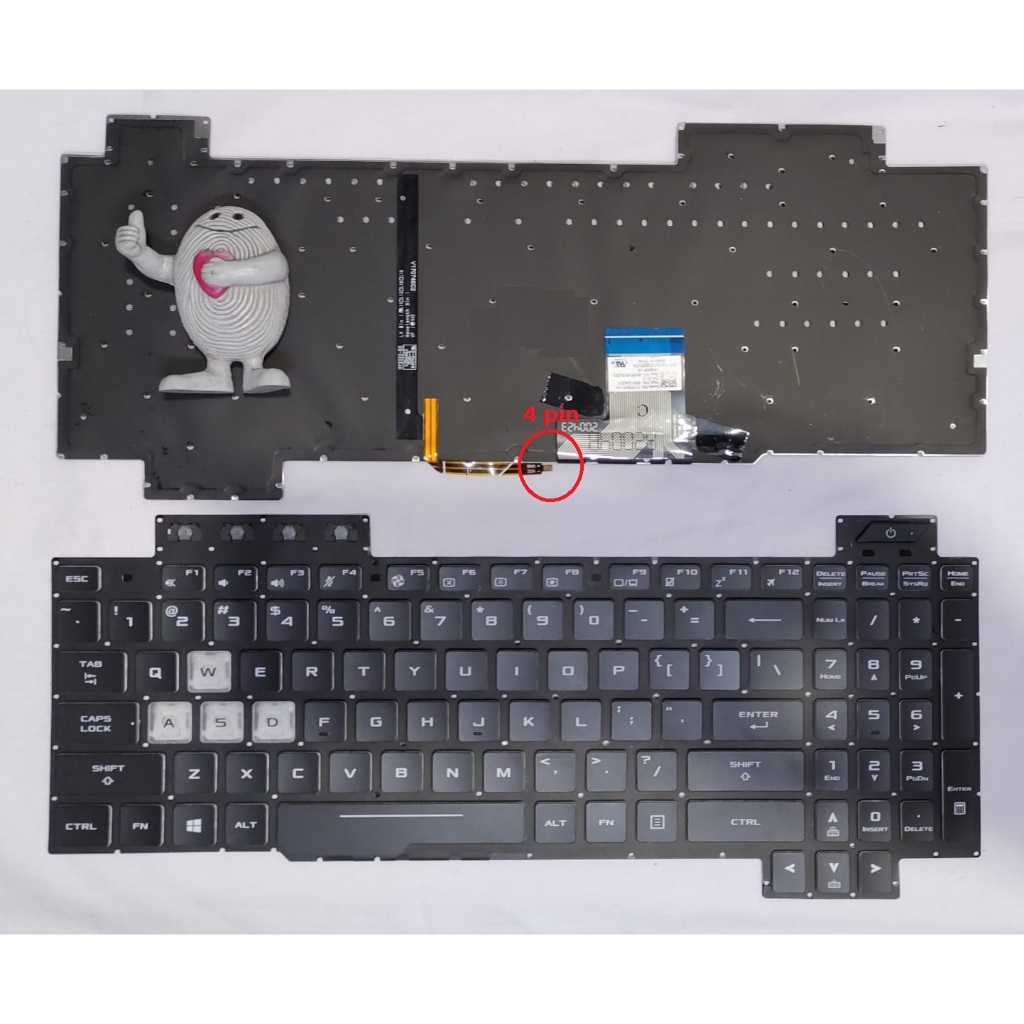 ASUS BL 4 พิน FX504 FX504GD FX504GE FX504GM FX505 FX505D FX505G FX705 FX80 FX80GE FX80GM FX86FE FX86