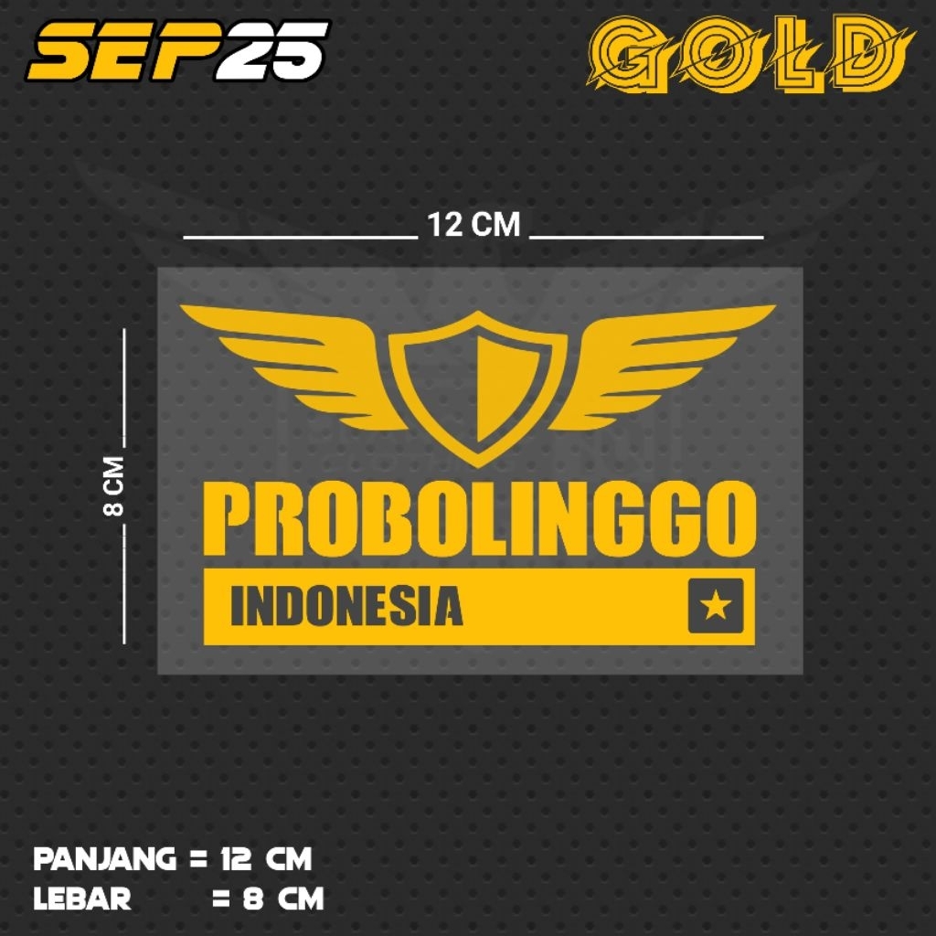 INDONESIAN PROBOLINGGO WRITING CUTING STICKER | SEP25 JTR