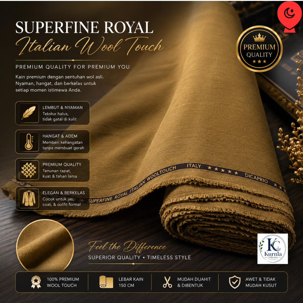 KATUN Khaki ผ้าวูลและผ้าไหมพรีเมียมสุด ผ้าข้าราชการ วัสดุชุดข้าราชการภาค PNS PDH ASN ผ้าคอตตอนพื้นฐา