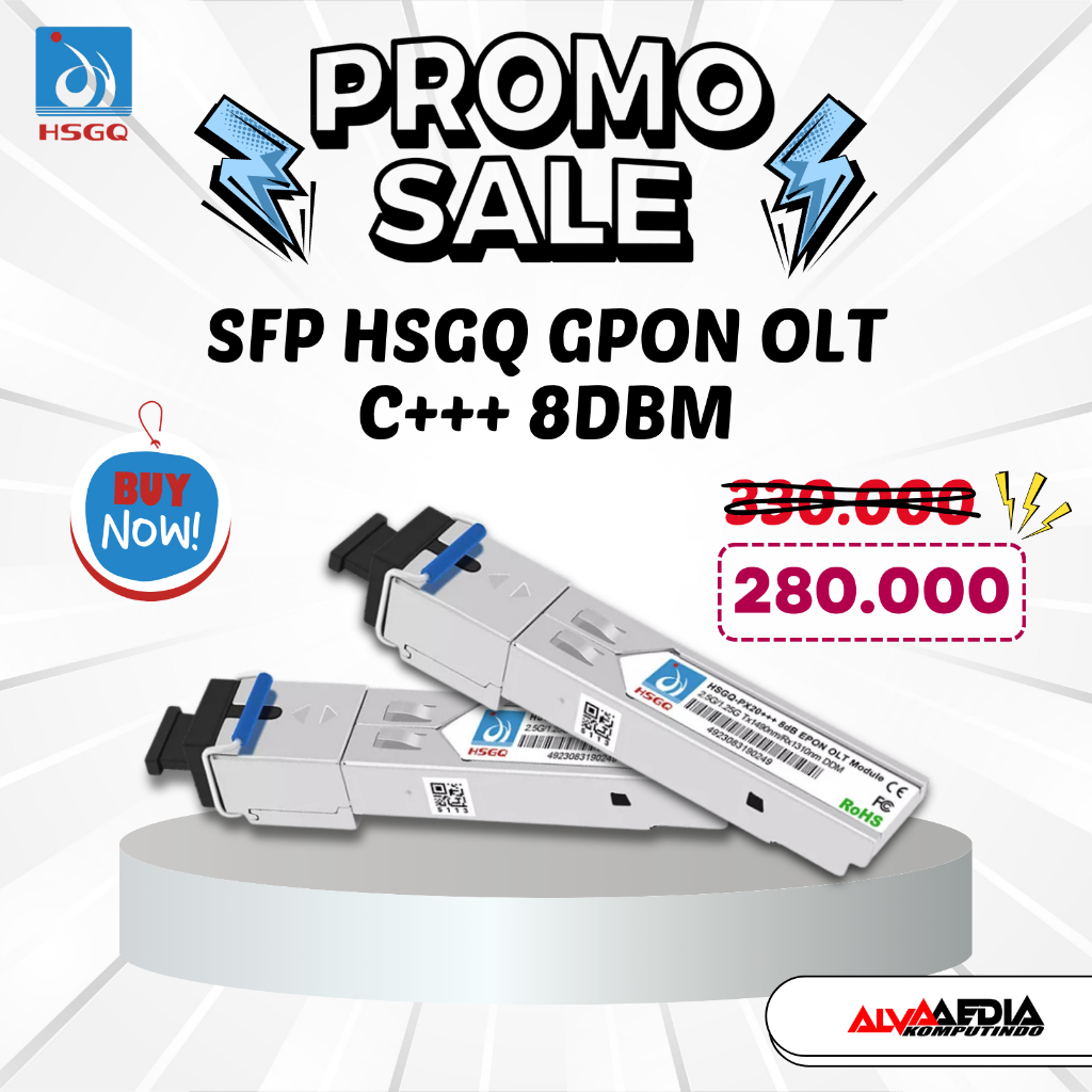 SFP GPON HSGQ C+++ 8DBM 2.5G/1.25G 20KM - โมดูล SFP HSGQ GIGABIT OLT