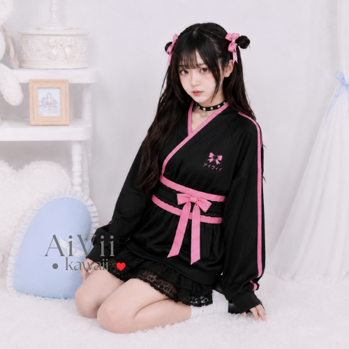 (AiVii) JIRAI TRACK JACKET KIMONO JACKET