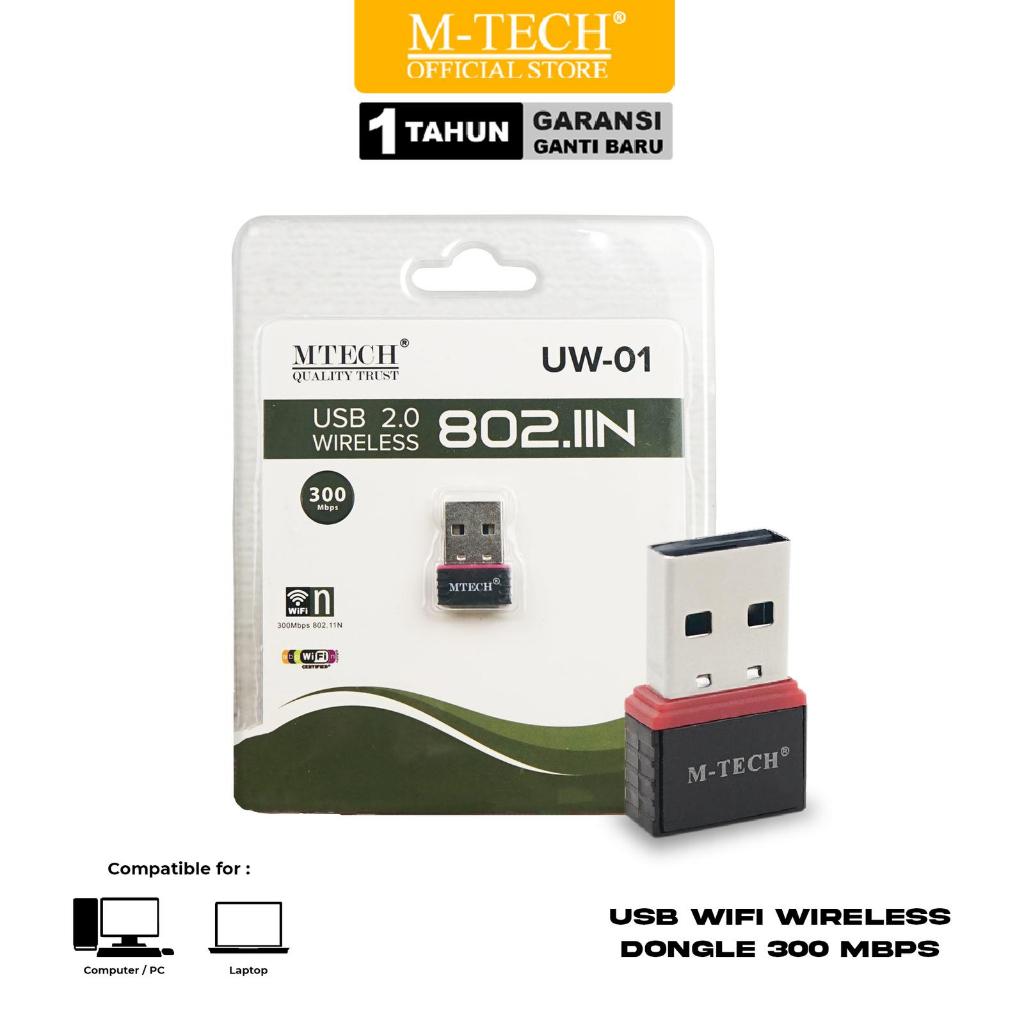 M-Tech UW-01 อะแดปเตอร์ USB WiFi Dongle Wifi 300Mbps