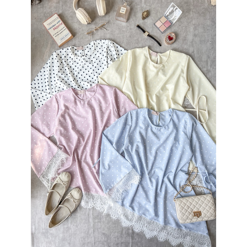 เสื้อลูกไม้ Seori โดย Kimka Hijab