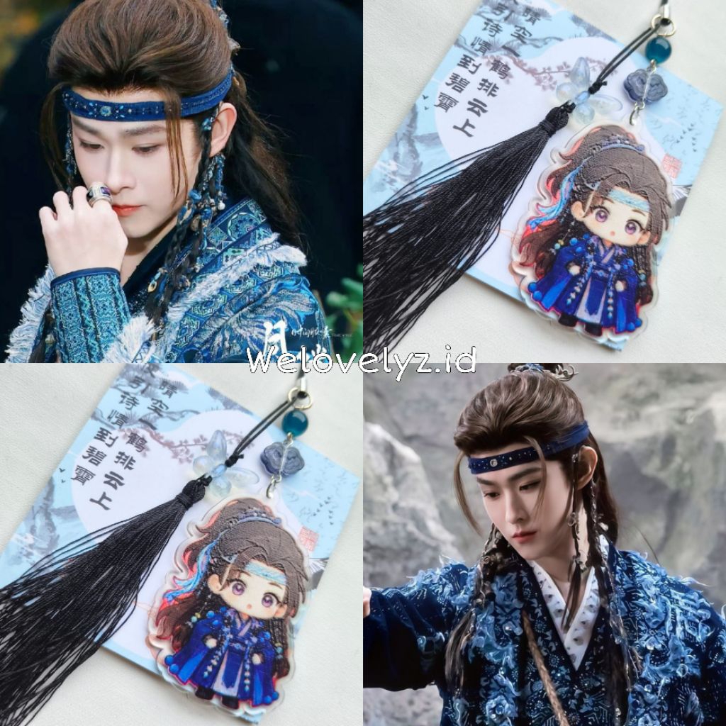 HP GANTUNGAN Chibi by Veil of Shadows พวงกุญแจสายโทรศัพท์